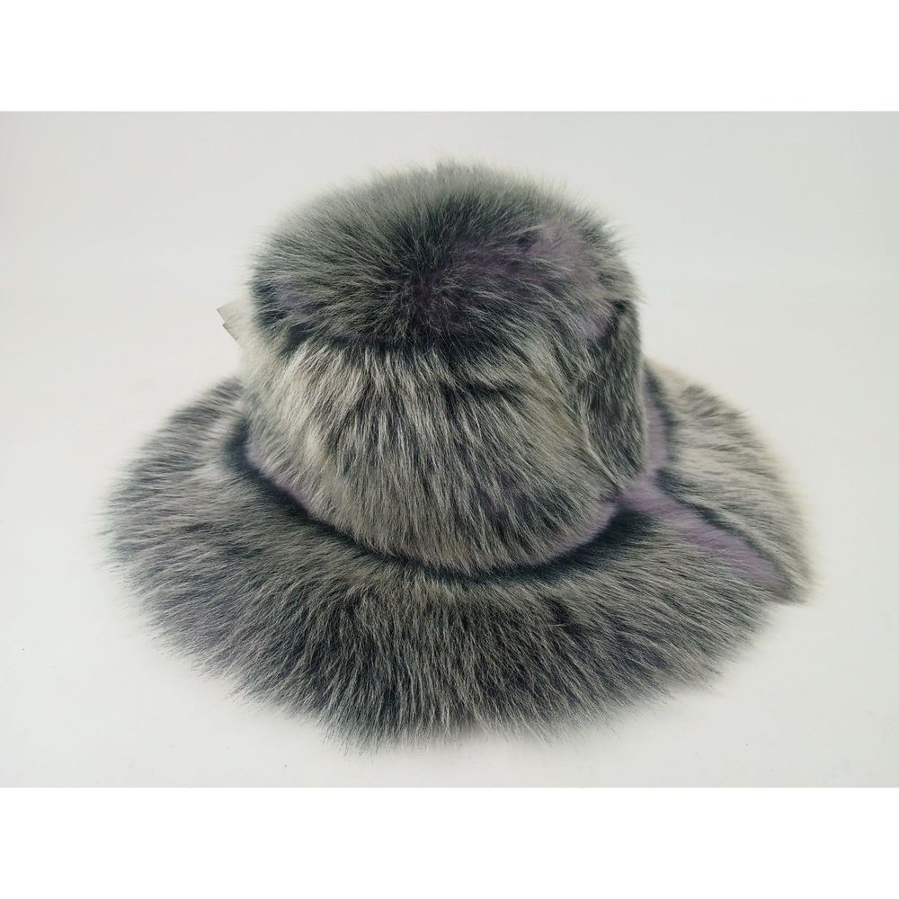 Acne Studios Lilac Purple Fur Shearling Bucket Hat Size S/M - Picture 5 of 9